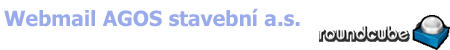 Webmail AGOS stavební a.s.